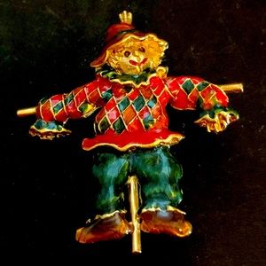 Scarecrow Brooch